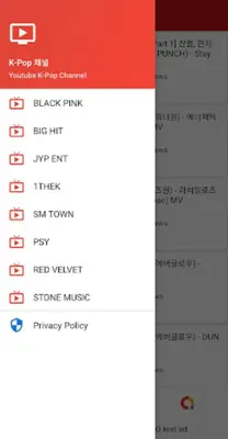 K-POP channel android App screenshot 1